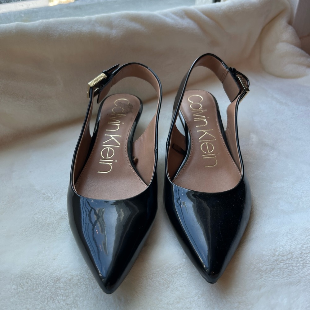 Classic Black Calvin Klein Small Heel